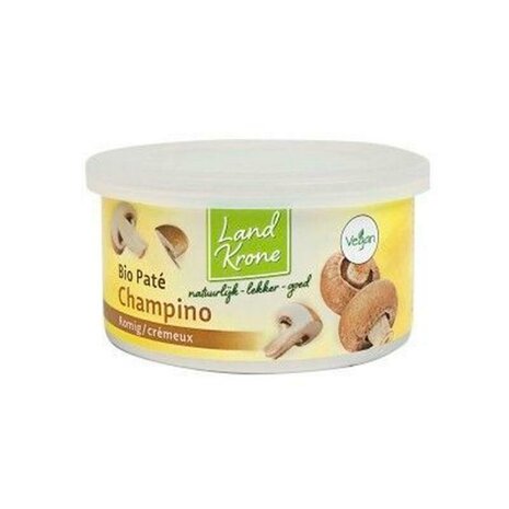 Vegan pat&eacute; champignon, 125gr, Landkrone