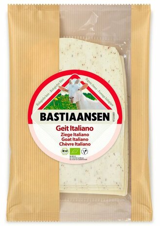 Plakjes geitenkaas Italiano 50+, 150gr, Bastiaansen