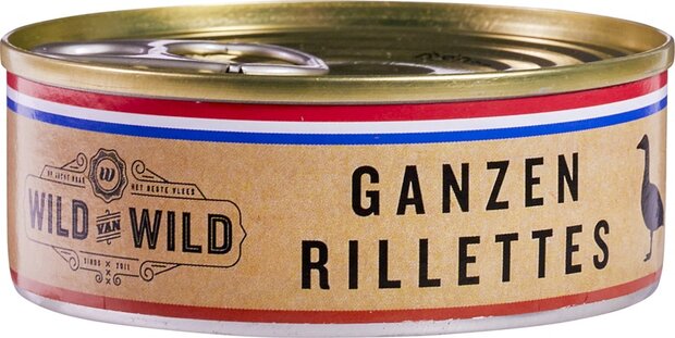 Rillettes van wilde gans, 90gr, Wild Van Wild