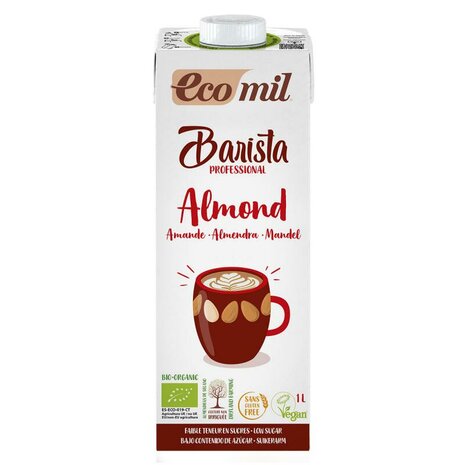 Barista amandeldrank, 1ltr, Ecomil