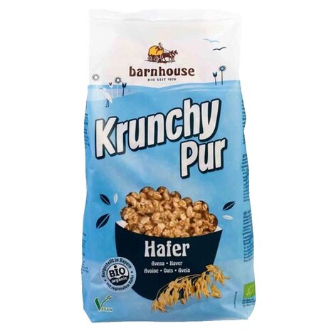 Krunchy, puur haver, 750g, Barnhouse