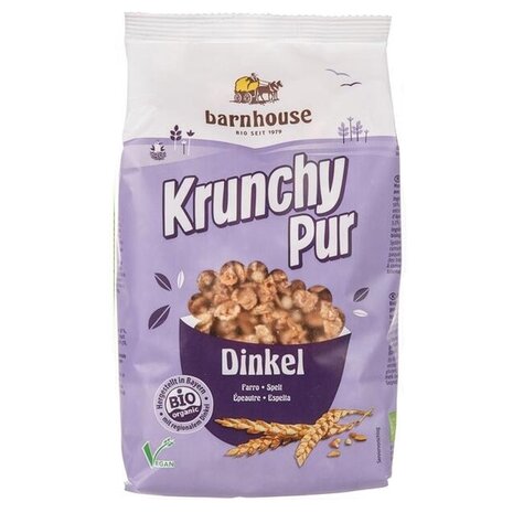 Krunchy, puur spelt, 750gr, Barnhouse