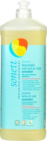 Wasmiddel, wol-zijde, sensitief, 1ltr, Sonett