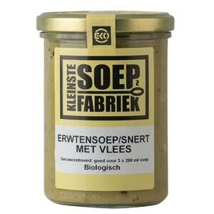 Erwtensoep met varkensvlees, 400ml, KleinsteSoepFabriek