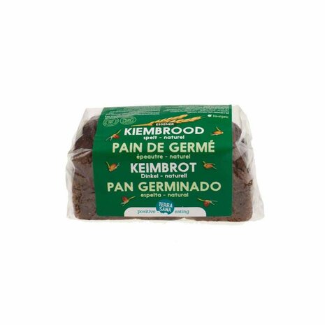 Kiembrood, spelt, naturel, 400gr, TerraSana