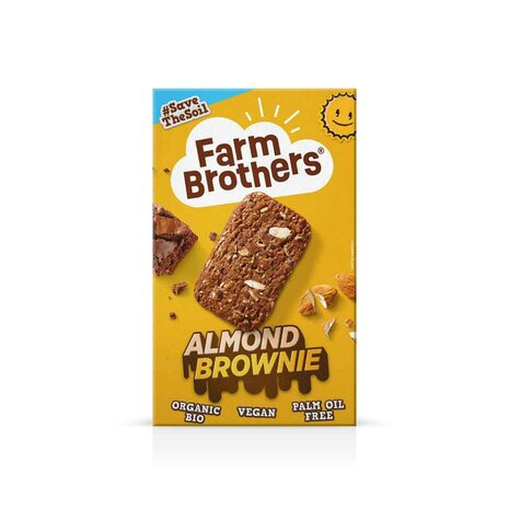 Koekjes, brownie-amandel, 135gr, Farm Brothers