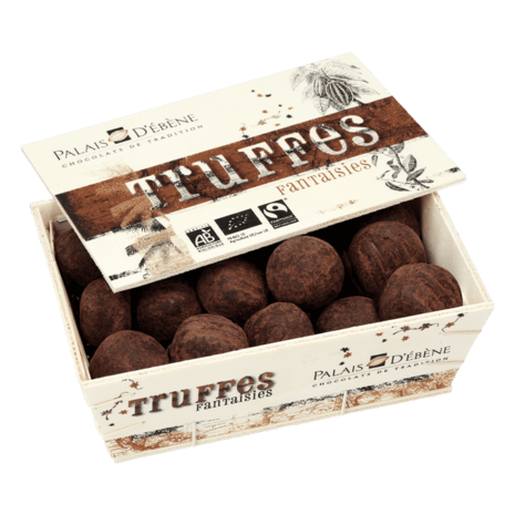 Truffels in houtkistje, 130gr, Palais
