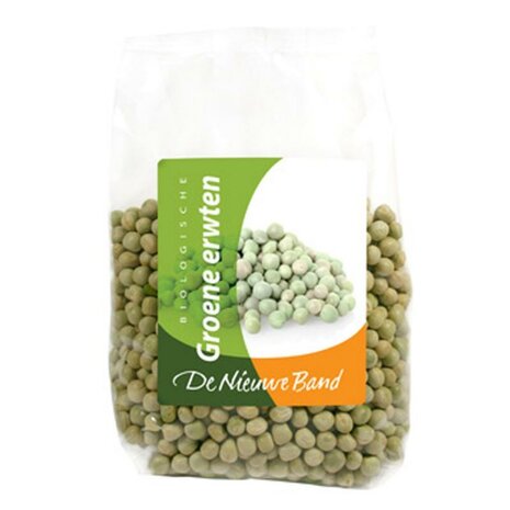 Groene erwten, 500gr, De Nieuwe Band