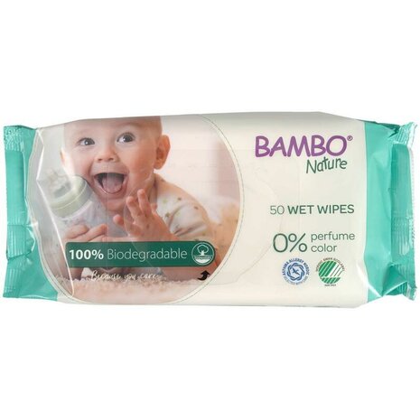 Babydoekjes, 50stuks, Bambo