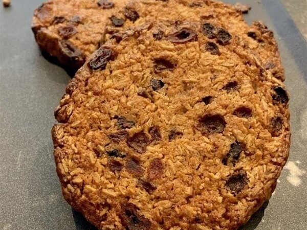 Oatmeal Cookie cranberry, per 2, Driekant