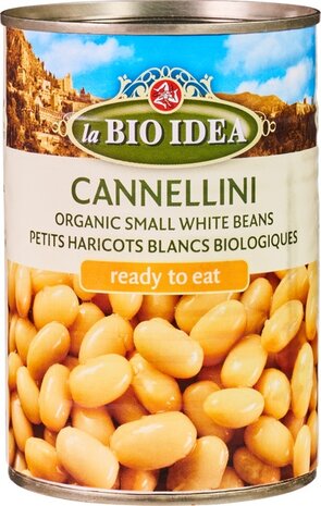 Witte bonen, klein, cannellini, 400gr, La Bio Idea