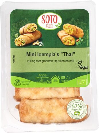 Mini loempia&#039;s Thai, 200gr, Soto