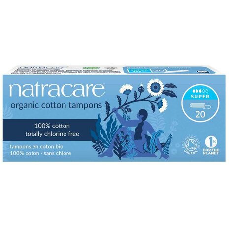 Tampons super, 20st, Natracare