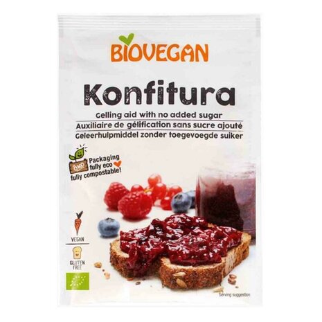 Konfitura, geleermiddel, 22gr, Biovegan