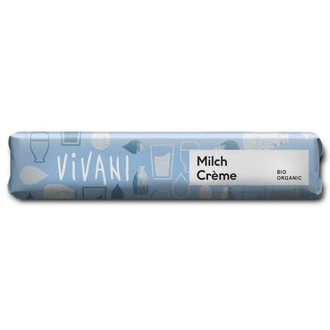 Mini chocoladereep, milk-creme, 40gr, Vivani