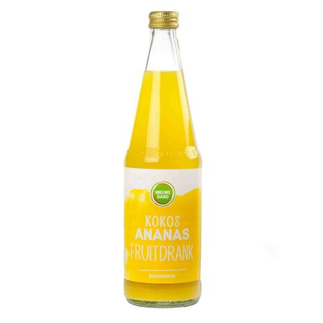 Kokos-ananas fruitdrank, 700ml, Nieuwe Band