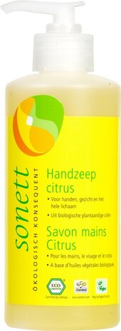 Handzeep citrus, 300ml, Sonett