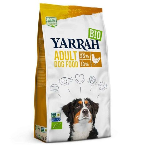 Hond adult droogvoer kip, 2kg, Yarrah