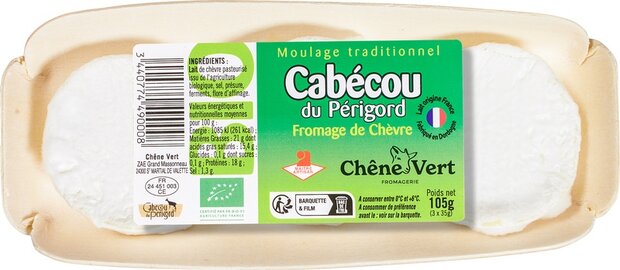 Cabecou du Perigord, 105gr, Chene Vert
