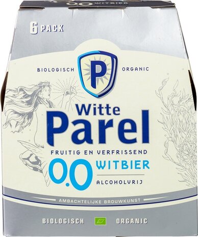 Witte Parel 0,0pr, 6x30cl, Budels