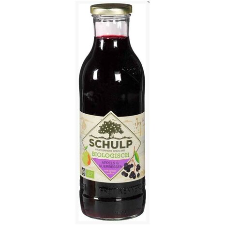 Appel-vlierbessensap, 750ml, Schulp