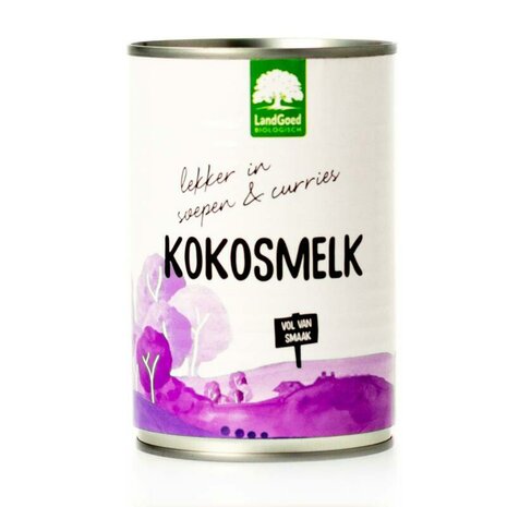 Kokosmelk, 400ml, Landgoed