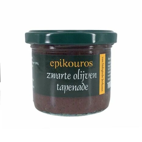 Zwarte olijventapenade, 190gr, Epikouros