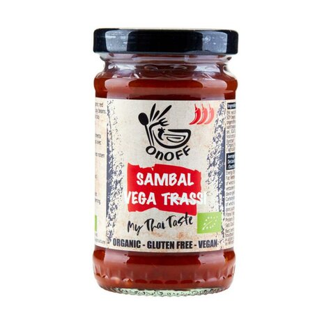 Sambal vega trassi, 110gr, onoff spices