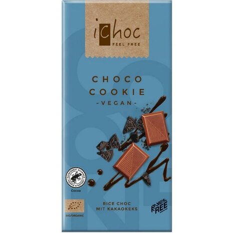 Rice choc choco cookie, 80gr, iChoc