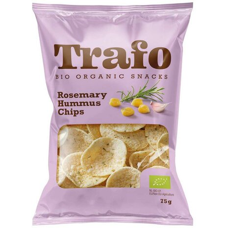 Hummus chips, rozemarijn, 75g, Trafo