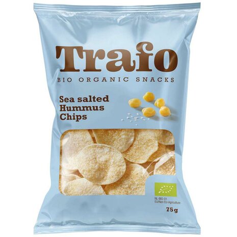 Hummus chips zeezout, 75gr, Trafo