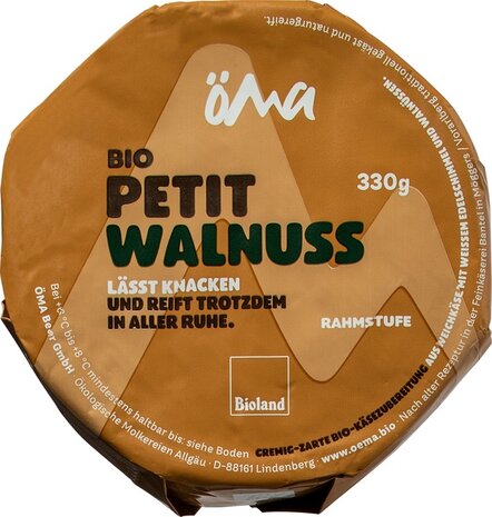 Walnootbrie, 330gr, &Ouml;ma