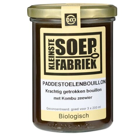 Paddestoelenbouillon, 400ml, KleinsteSoepFabriek