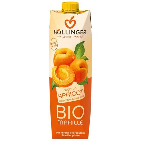Abrikozen nectar, 1ltr-pak, Hollinger