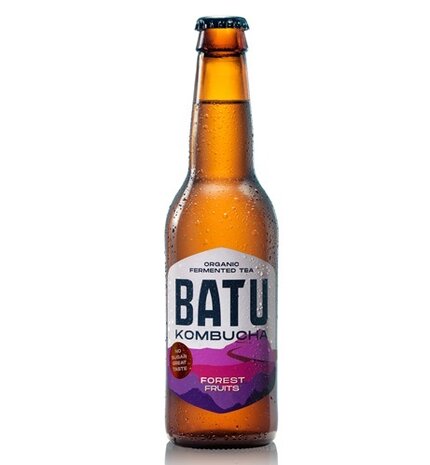 Kombucha, forest fruits, 330ml, Batu