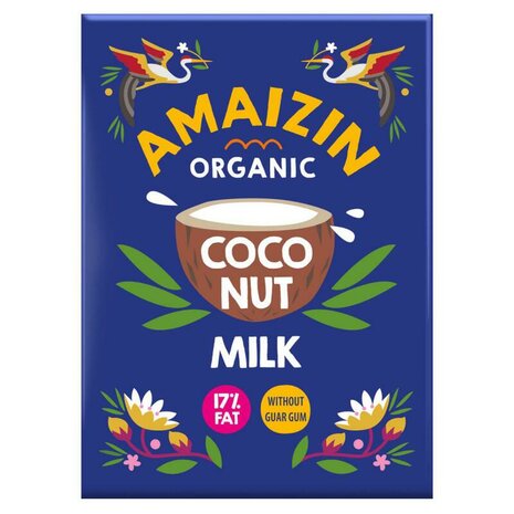 Kokosmelk 17%, in tetrapak, 500ml, Amaizin