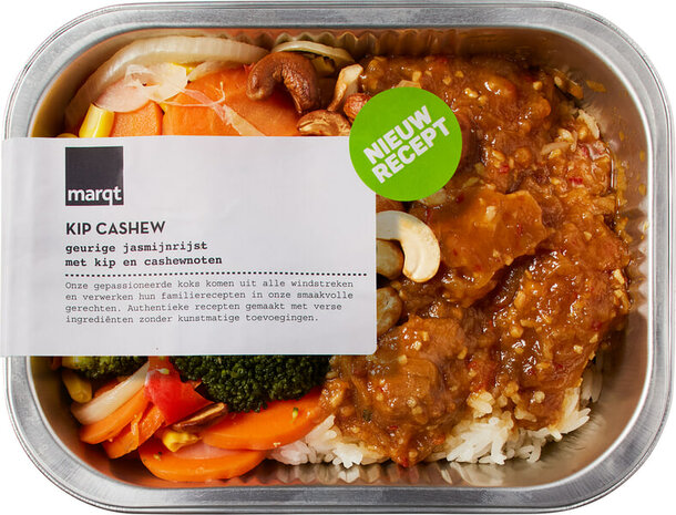 Verse maaltijd, kip-cashew, 450gr, Marqt