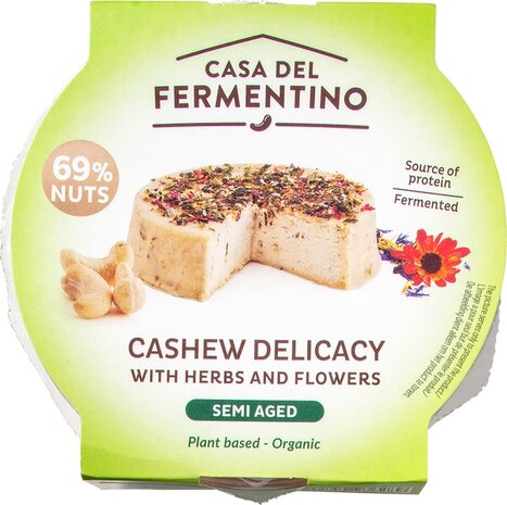 Cashew fermentino, kruiden-bloemen, 100gr, Casa del Fermentino