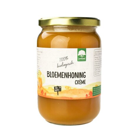 Bloemenhoning, cr&egrave;me, 900gr, Landgoed