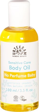 Body-olie, baby-, parfumvrij, 100ml, Urtekram