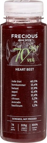 Verse slow juice sap, heart beet, 200nl, Frecious 