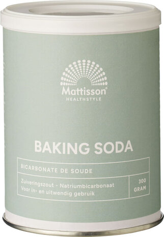 Baking soda, zuiveringszout, 300gr, Mattisson NIET BIO