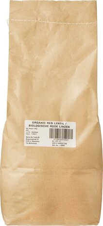 Rode linzen, 5kg, Nature Bio Foods