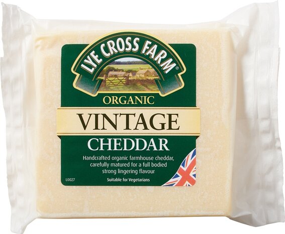 Vintage cheddar, 200gr, Lye Cross Farm