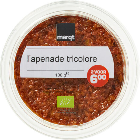 Verse tricolore tapenade, 100gr, Marqt