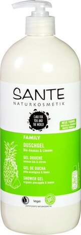 Family douchegel ananas citroen, 950ml, Sante