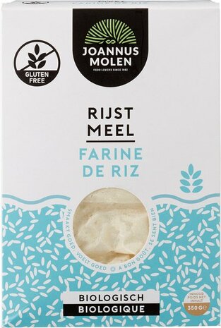 Rijstmeel, gl&uuml;tenvrij, 300gr, Joannusmolen