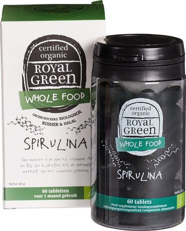 Royal Green, spirulina, tabletten, 60st