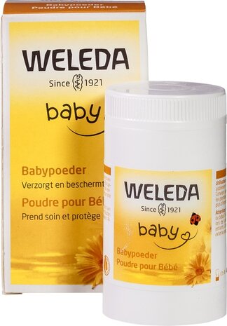 Weleda, baby talkpoeder, calendula, 20gr