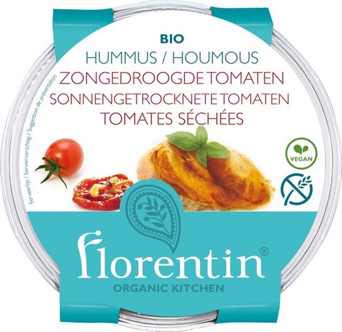 Hummus, zongedroogde tomaat, 170gr, Florentin